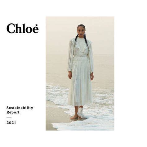 chloe sustainability report|chloe clothing brand.